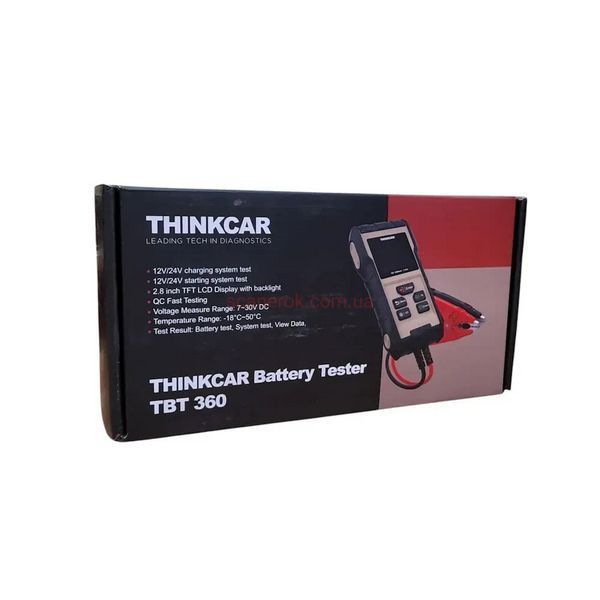 Тестер Thinkcar TBT 360 (12В/24В, 3000 ССА, 360Аг) 8113 фото