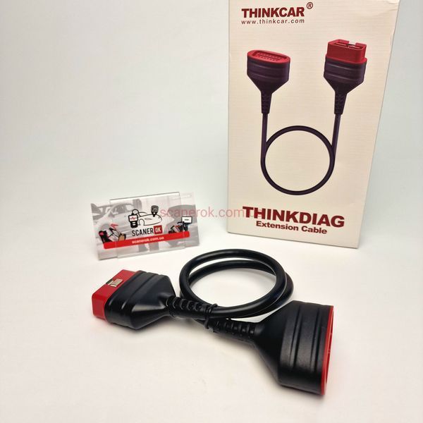 Подовжувач OBD2 16-pin Thinkсar ThinkDiag 60 см Оригінал 1602 фото