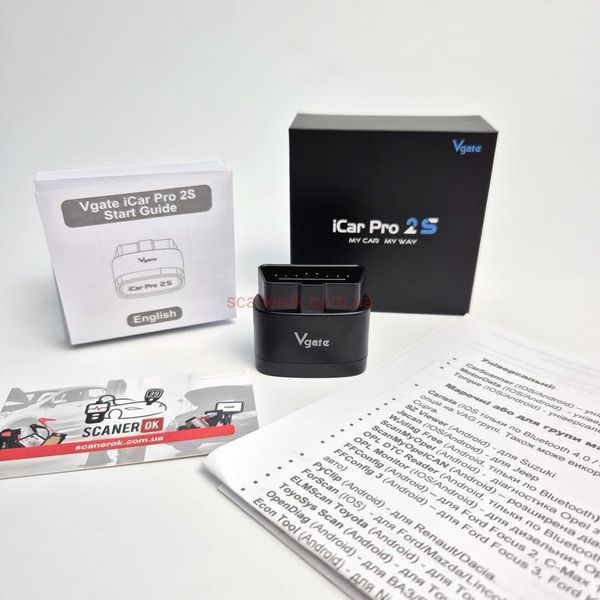 Автосканер Vgate iCar Pro 2s Bluetooth 5.2 для iOS/Android 1308 фото