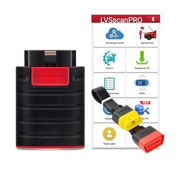 Автосканер Thinkcar Thinkdiag з LVSscan Pro 1110 фото