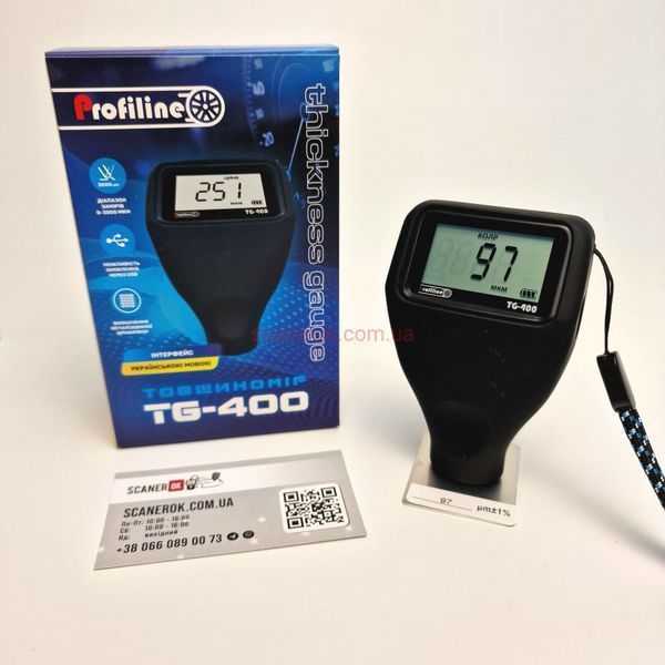 Товщиномір Profiline TG-400 2119 фото