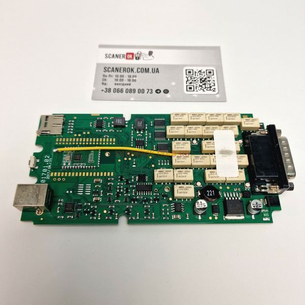 Автосканер Delphi DS150E з Bluetooth одноплатний 1402 фото