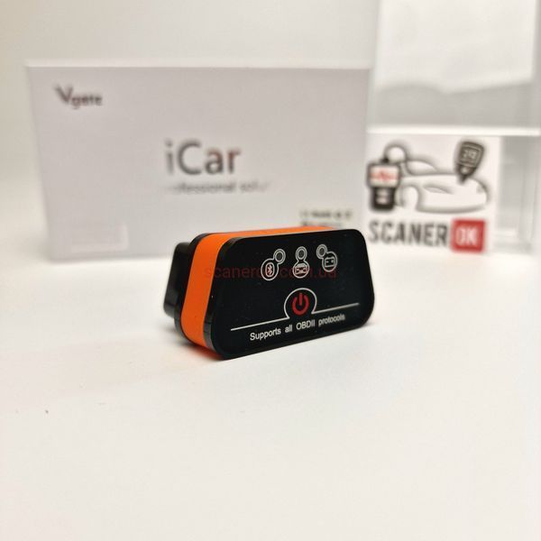 Автосканер Vgate iCar2 Bluetooth 3.0 для Android 1301 фото